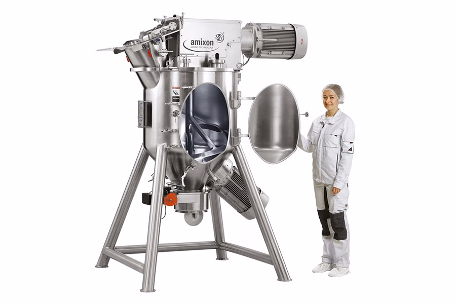 Компания amixon GmbH представляет конусный одновальный смеситель АМ