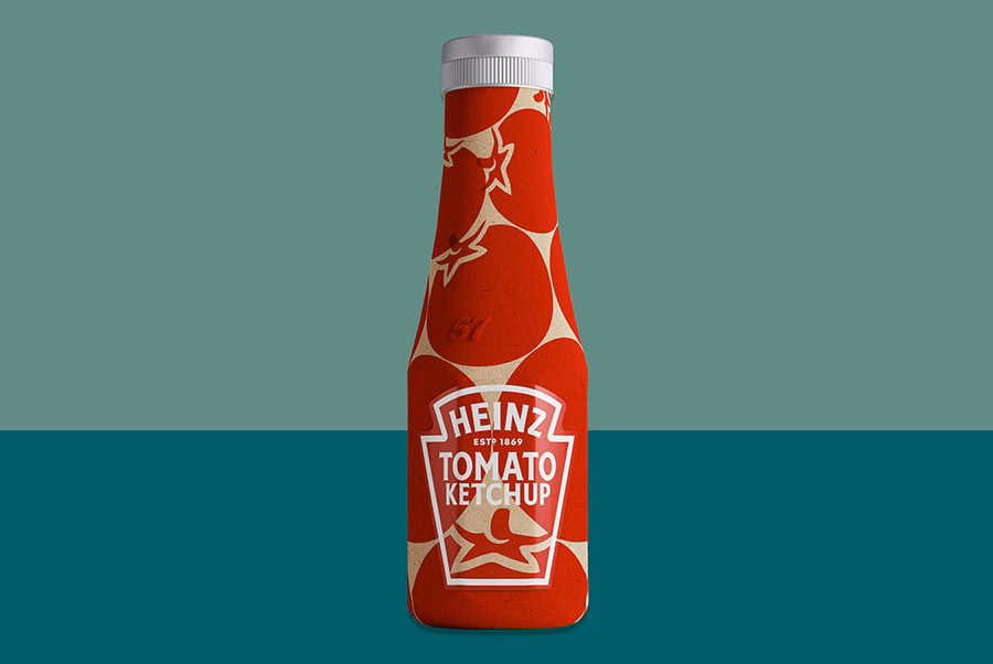 Kraft Heinz досліджує паперову пляшку Pulpex для кетчупу