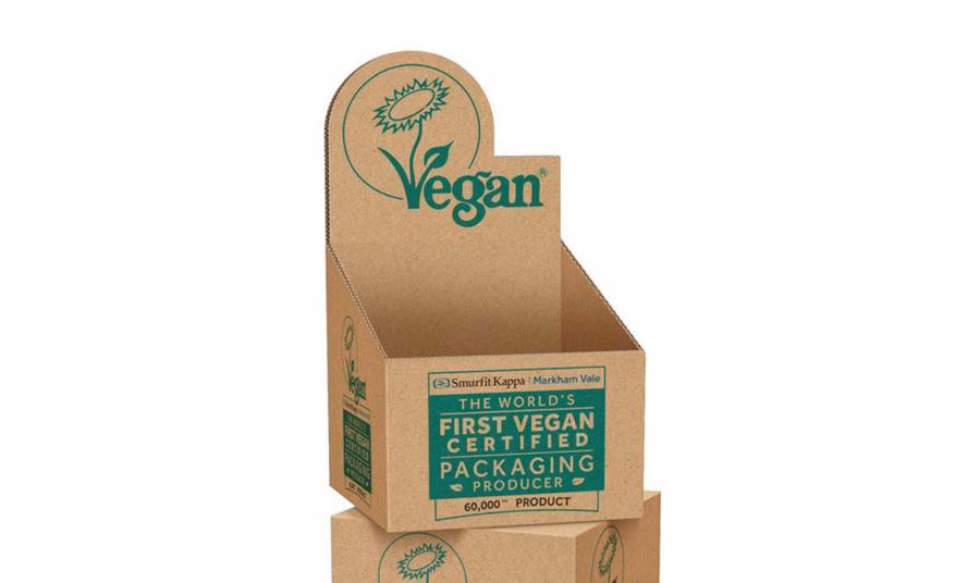Smurfit Kappa отримує сертифікат Vegan Society для гофрованої упаковки