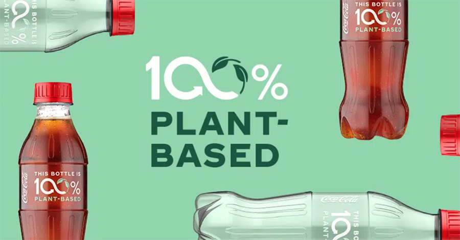Coca-Cola выпустила бутылку из 100%-го биопластика