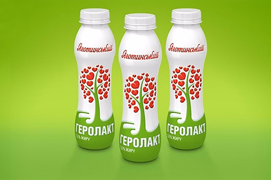 Функциональный кисломолочный напиток «Геролакт» в новой упаковке