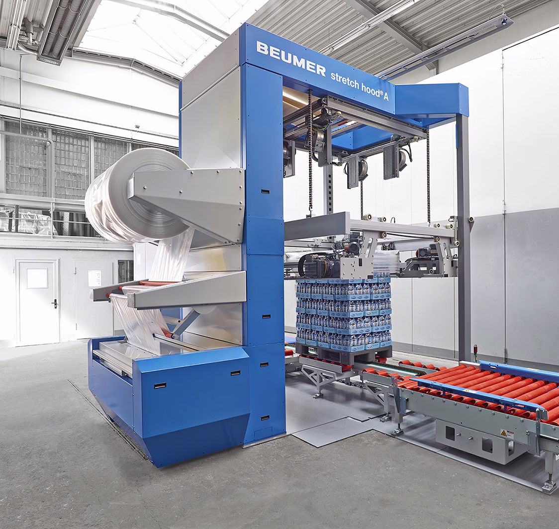 BEUMER Group: высокопроизводительная упаковочная установка работает с пленками из рециклат